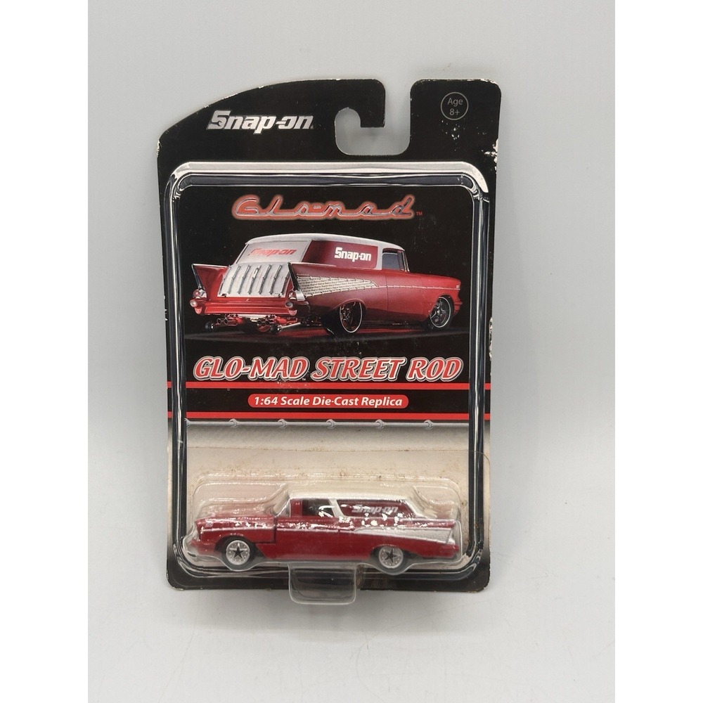Snap-On 1957 Chevy Nomad Station Wagon 1:64 Scale 2008 Glo-Mad Street Rod New